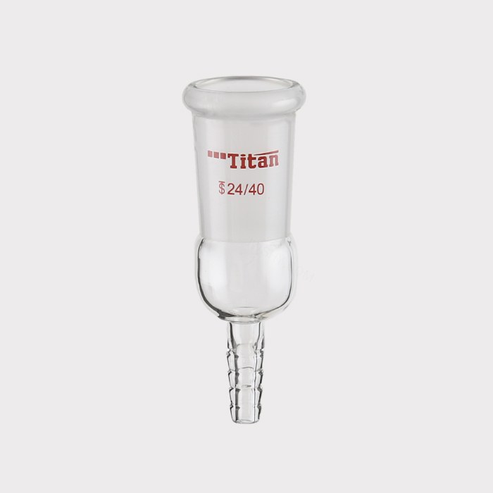 直型抽气接头 内磨口：24/40，小咀外径：10mm 特优级 - ACESUN艾斯琳