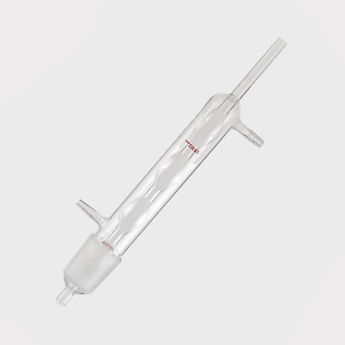 球型冷凝器（索氏脂肪提取器配套），冷凝部分长度：200mm，磨口：45/50 特优级