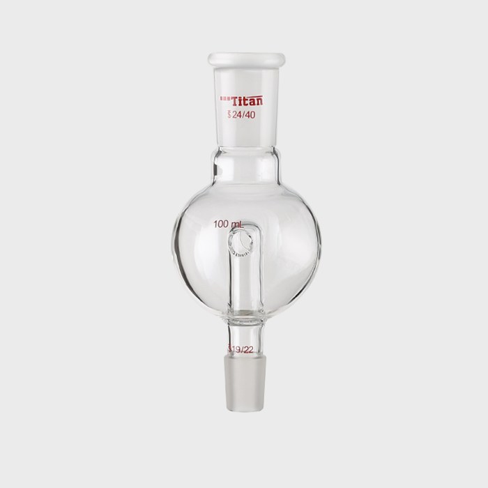 具回流孔防溅球 上磨口：24/40，下磨口：19/22，100ml  特优级 - ACESUN艾斯琳