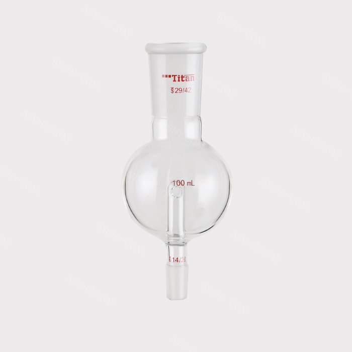 具回流孔防溅球 上磨口：29/42，下磨口：14/20，100ml  特优级 - ACESUN艾斯琳