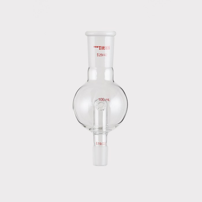 具回流孔防溅球 上磨口:29/42,下磨口:19/22,100ml 特优级 爆款 - ACESUN艾斯琳