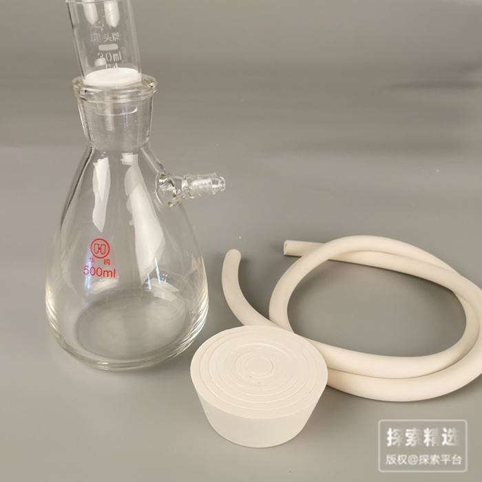 砂芯坩埚抽滤装置（含上咀抽滤瓶500ml 砂芯坩埚30mlG4 漏斗托 橡胶管1米）
