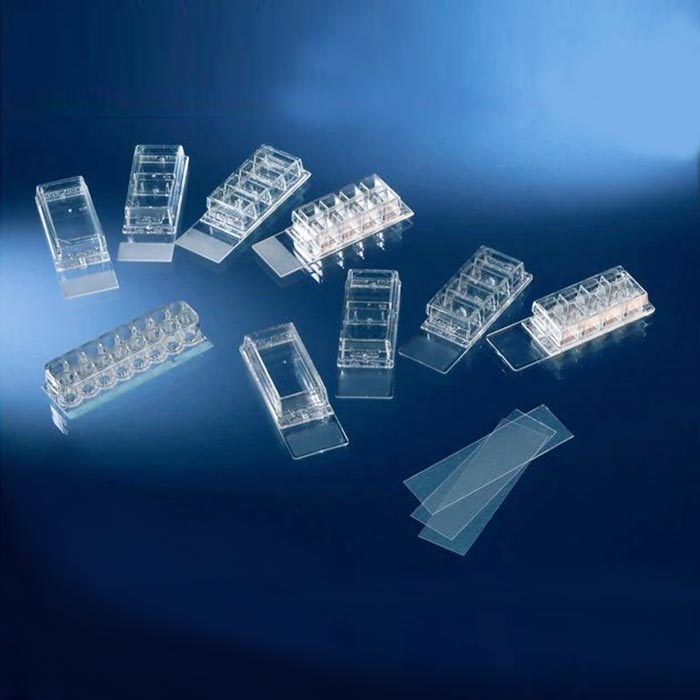 [CCP]LAB-TekTM，腔室玻片，通过CE认证，已灭菌，孔数，4.玻片材料，玻璃 - Nunc