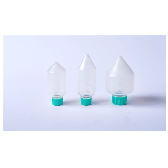 大容量锥形离心瓶 250ml 锥形底,草绿色盖,RCF7500xg,袋装,灭菌,无DNA/RNA酶