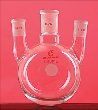 直三口圆底烧瓶 25ml 14/23 14/23 14/23