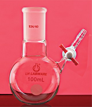 四氟磨口球瓶反应瓶 500ml/24# - 联华
