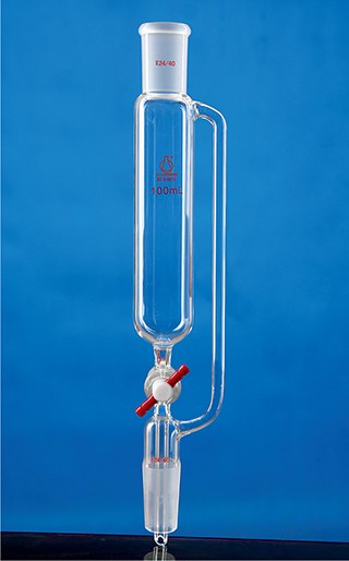 四氟无刻度恒压滴液漏斗 100ml/24# - 联华