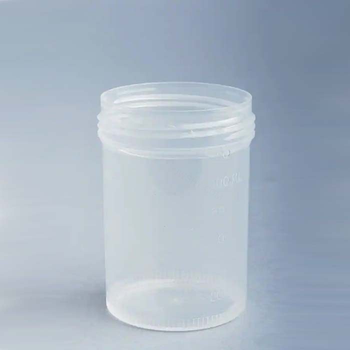 LPE Samco Bio-Tite 广口标本容器 PP 120ml 橙色预装盖 列表式标签 无菌 - Nalgene/耐洁