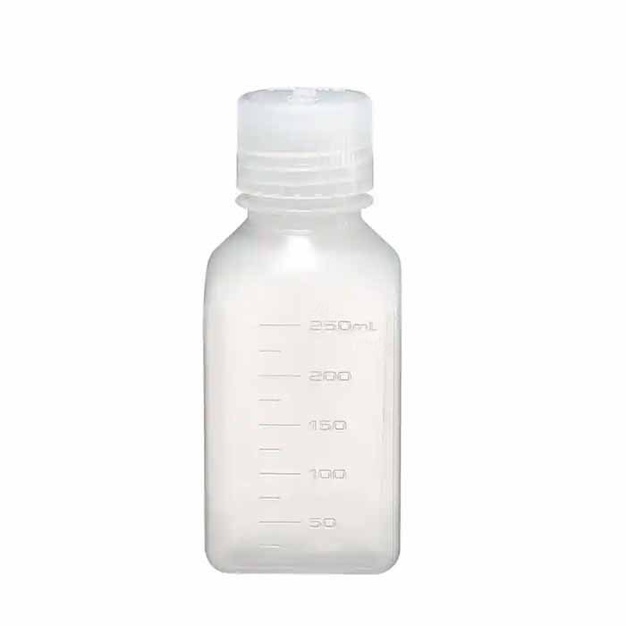 LPE 方形窄口瓶 PPCO 螺旋盖 250ml 自然色 - Nalgene/耐洁