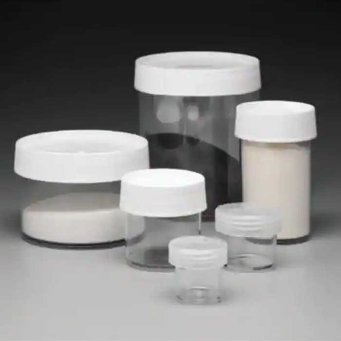 LPE 直身广口罐 PC 白色PP螺旋盖 透明 30ml