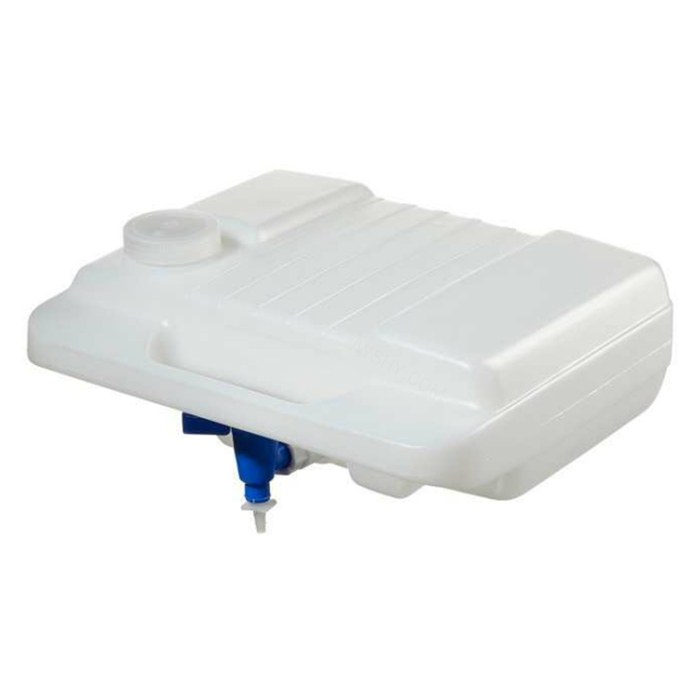 LPE LowboysTM 矮形放水瓶 HDPE PP放水口和螺旋盖 8L 白色 - Nalgene/耐洁