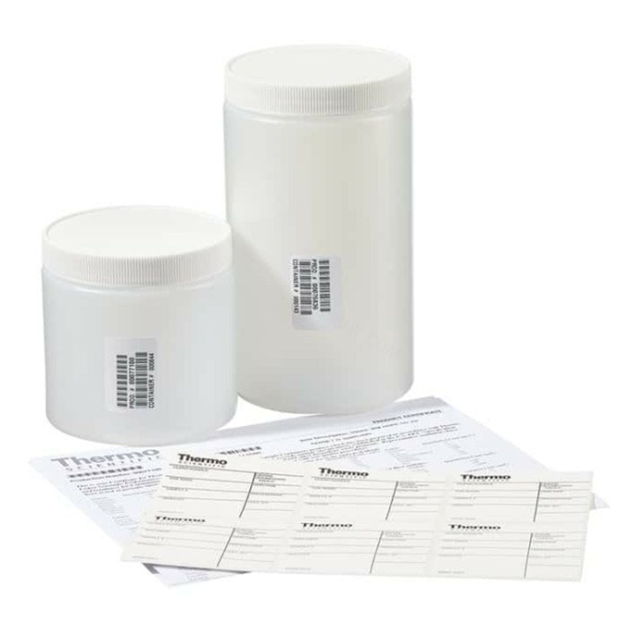 LPE I-Chem 500ml 带盖广口直身罐 HDPE 白色PP盖 自然色 已认证