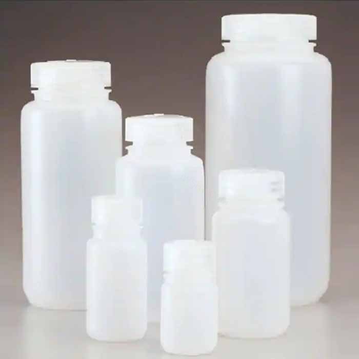 LPE 广口圆底瓶 LDPE PP盖 500ml 自然色