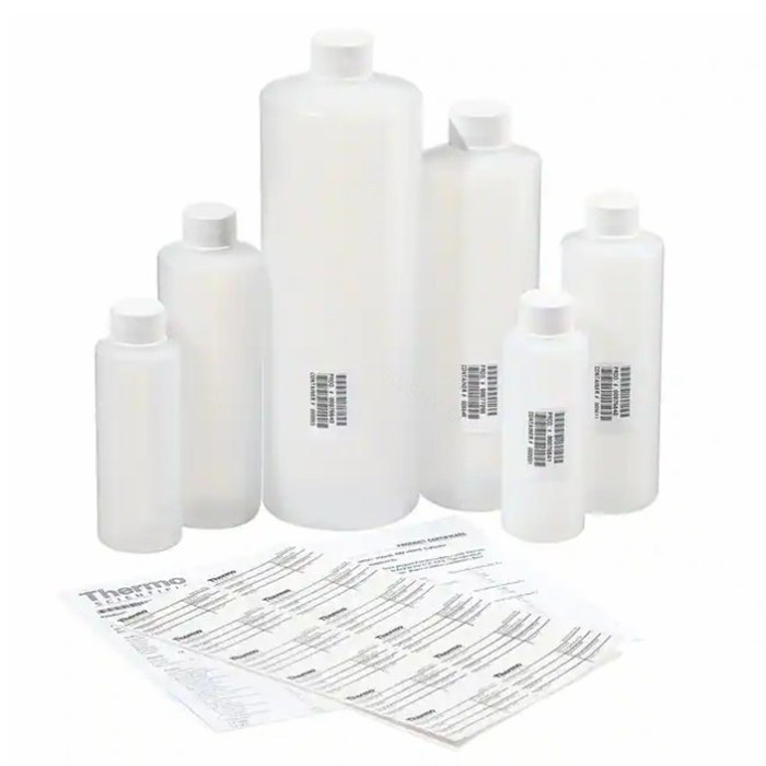 LPE I-Chem 圆柱形窄口瓶 125ml HDPE 已认证 自然色 带PP白色盖子 - Nalgene/耐洁
