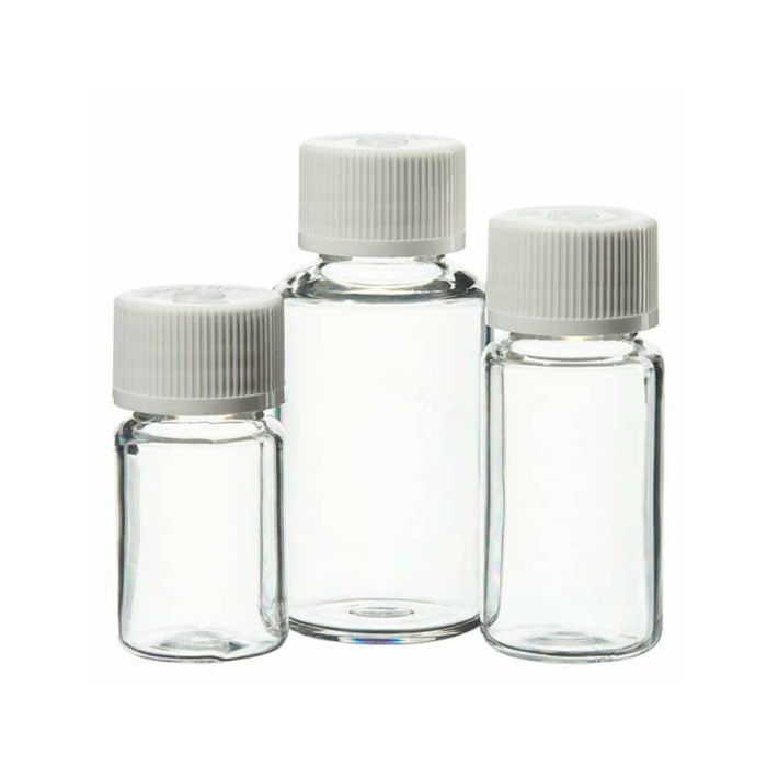 LPE 无菌 诊断瓶 PETG 带内衬白色HDPE盖 20ml 科研专用 透明 - Nalgene/耐洁