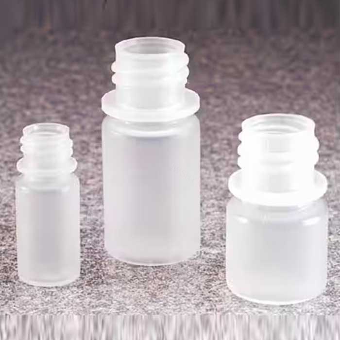 [LPE] Boston Round窄口瓶 无盖 天然高密度聚乙烯 自然色 8ml 非无菌 - Nalgene/耐洁