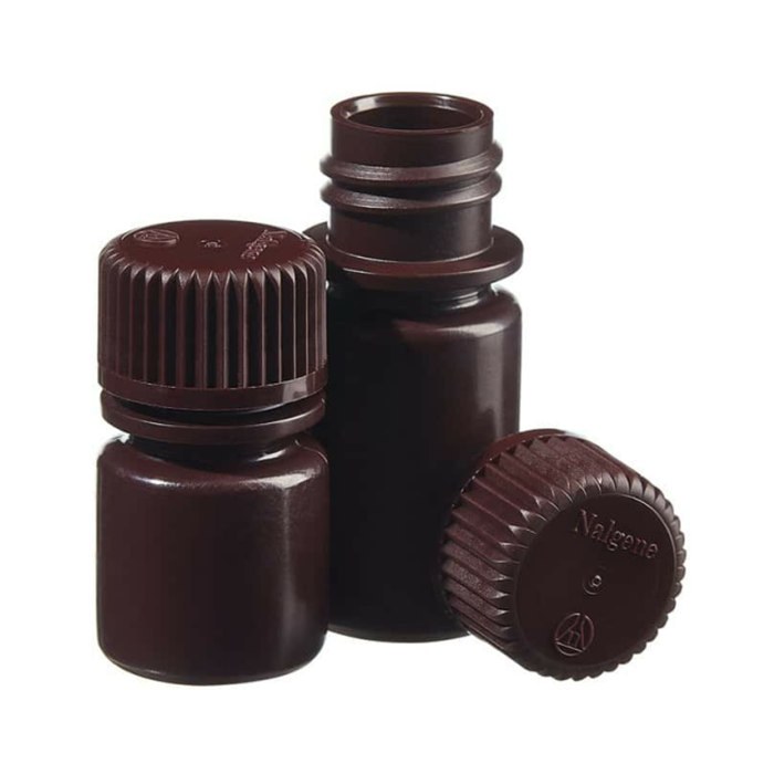 LPE 大包装诊断瓶 无盖 不透明琥珀色 HDPE 8ml 科研专用 - Nalgene/耐洁