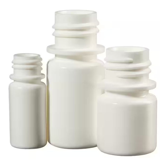 [LPE] Boston Round窄口瓶 无盖 不透明白色 高密度聚乙烯 250ml 非无菌 - Nalgene/耐洁
