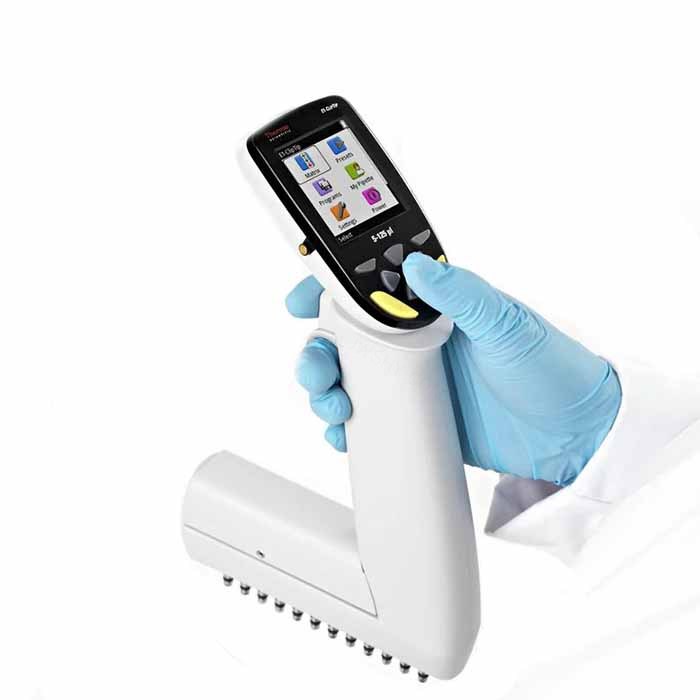 LPE E1-ClipTip 8-ch 2-125ul BT八道固定间距电动移液器 - Thermo Scientific
