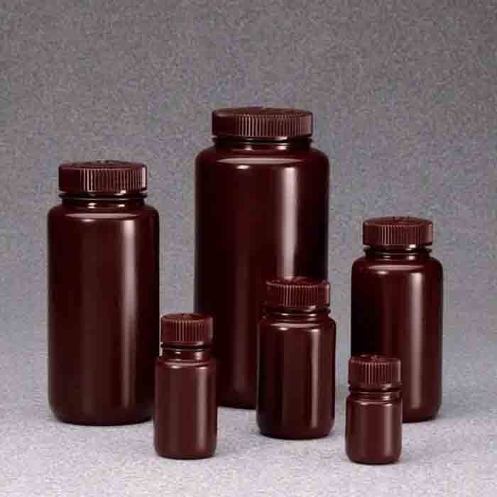 LPE 广口样品瓶 琥珀色 HDPE PP螺旋盖 1000ml