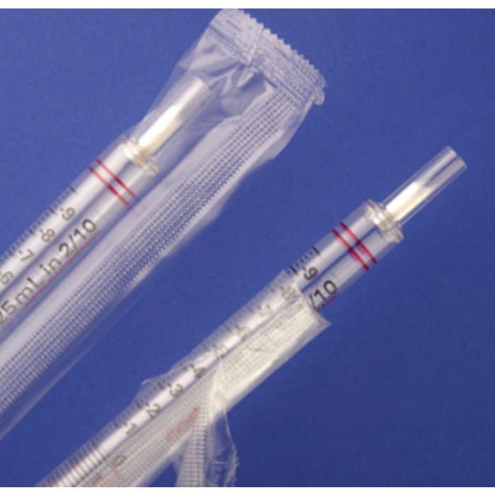 5 mL Stripette 血清移液管，聚苯乙烯，独立塑料包装，无菌，50个/袋，200个/箱