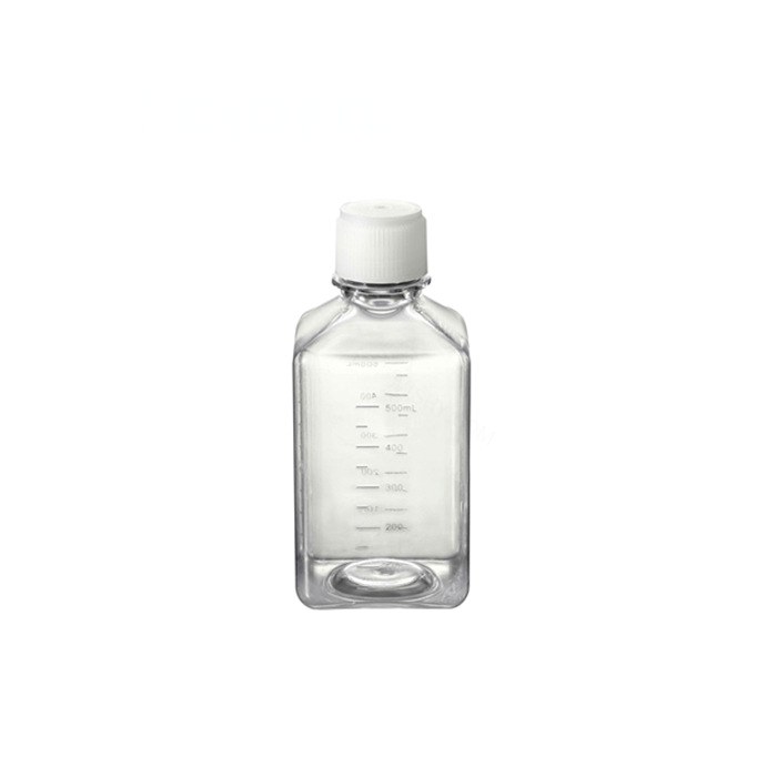 培养基方瓶 500ml PETG材质,方形瓶,带本色盖,无DNA/RNA酶,灭菌