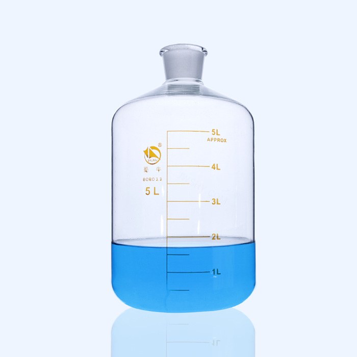 刻度血清瓶（厚料）10L 玻璃 无盖