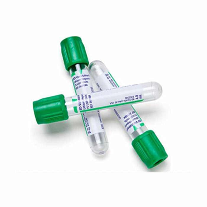 BD静脉真空采血管 塑料 添加剂：肝素钠 采血量6ml 规格13&times;100mm 科研专用 不可用于人体
