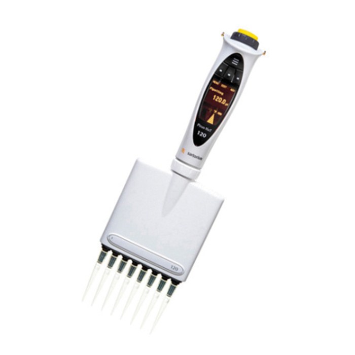 PicusNxT电动移液器，8通道，5-120&mu;l