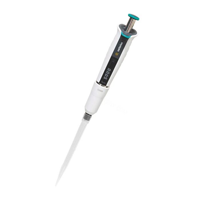 Tacta手动移液器，单通道，500&ndash;5000&mu;l
