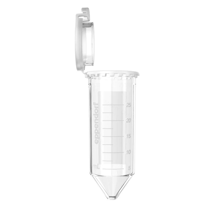 Eppendorf 锥底离心管, 25 mL, 锁扣盖, 启动套装, PCR 洁净级, 200 个, 4 个离心管架,