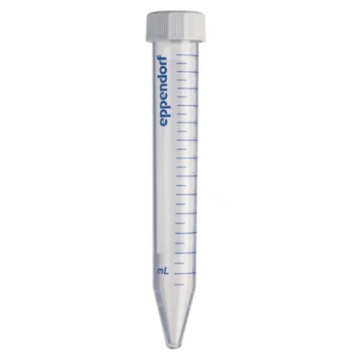 Eppendorf 15 mL 锥形离心管, 法医DNA级, 无色, 100个独立包装