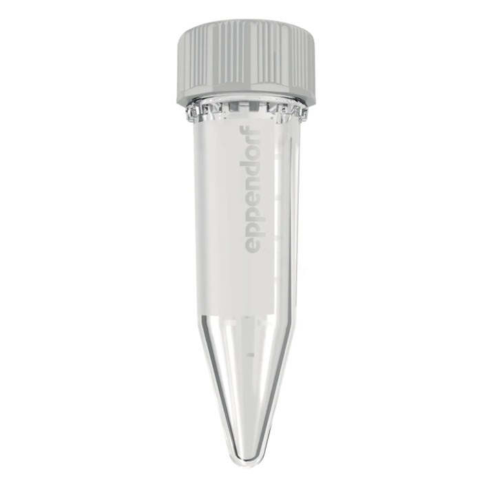 Eppendorf 5.0 mL 离心管, 螺旋盖, PCR clean洁净级, 200个(2包x100个)