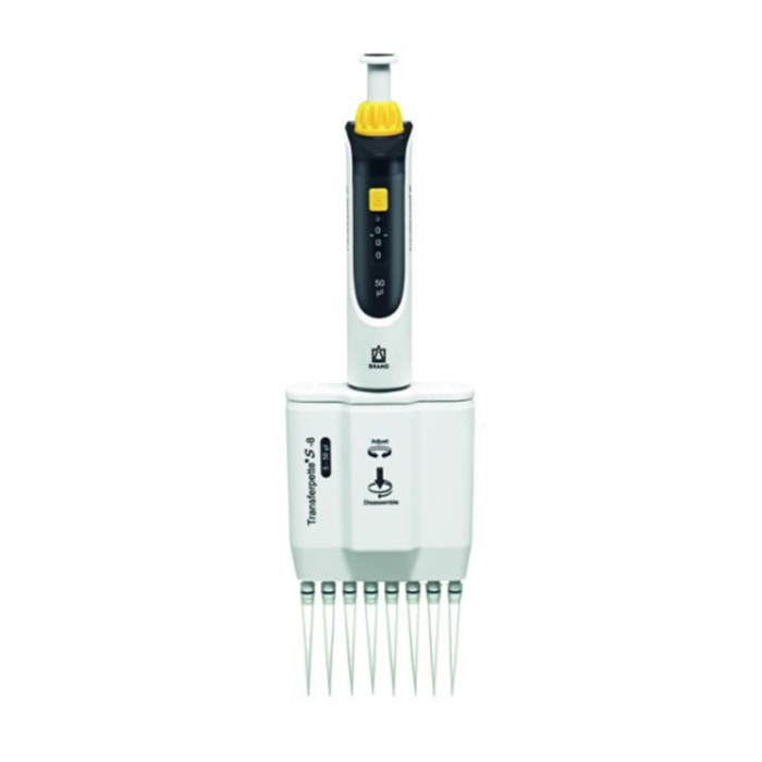 Transferpette S-8, 数字可调量程移液器, DE-M, M8-50, 5-50 µl 新货号