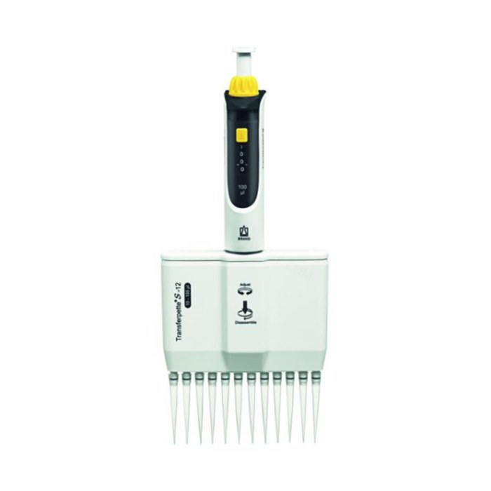 Transferpette S-12, 数字可调量程移液器, DE-M, M12-100, 10-100 &micro;…