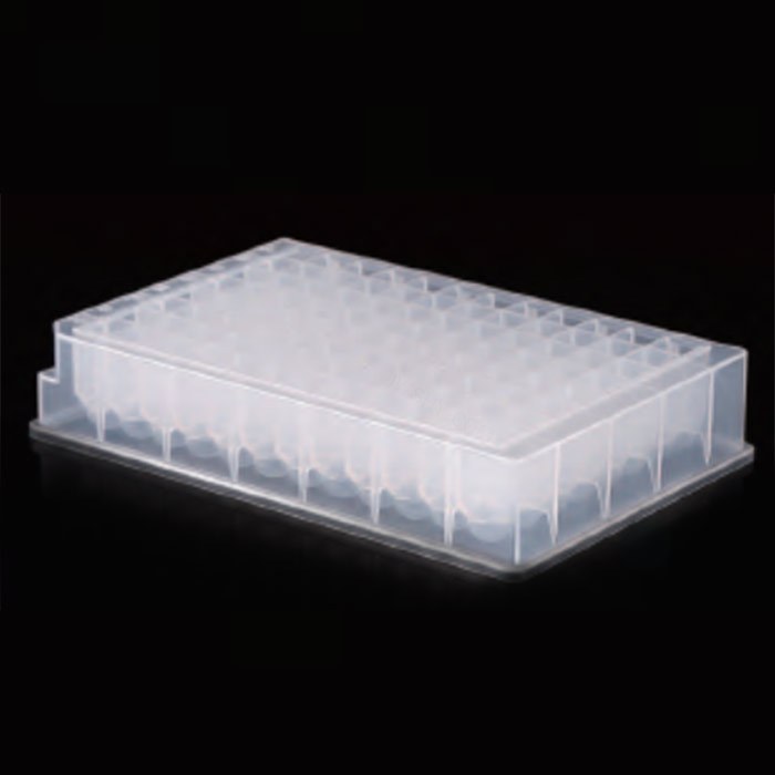 96孔深孔板 1.6ml 半透明 方形孔 U型底 聚丙烯材质 - 耐思/Nest