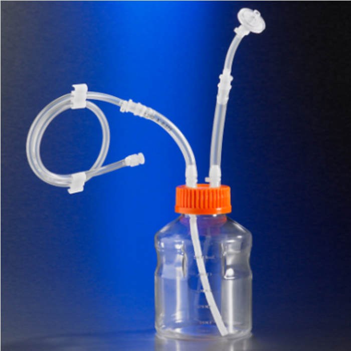 Corning 500 mL易握式聚苯乙烯储液瓶，带汲取管和0.2 &micro;m MLL/FLL滤芯，MLL
