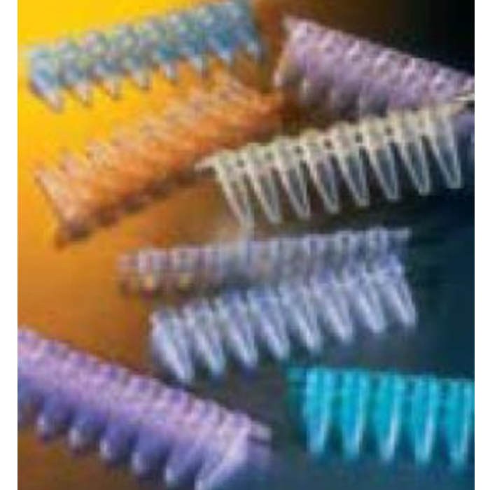 Corning Thermowell GOLD PCR 1 x 8光学透明平底联排管盖，适用于RT-PCR