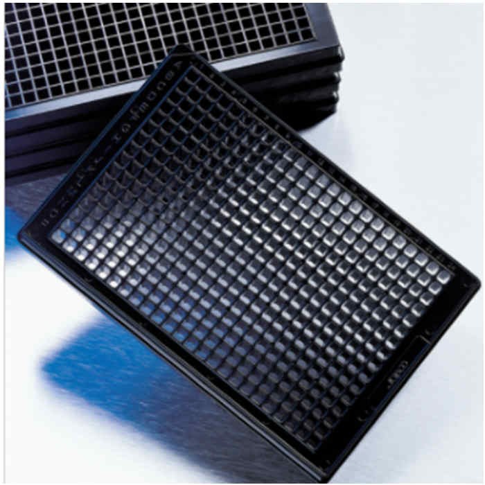 Corning 384孔黑色/透明底低边超低吸附微孔板，大包装 - Corning/康宁