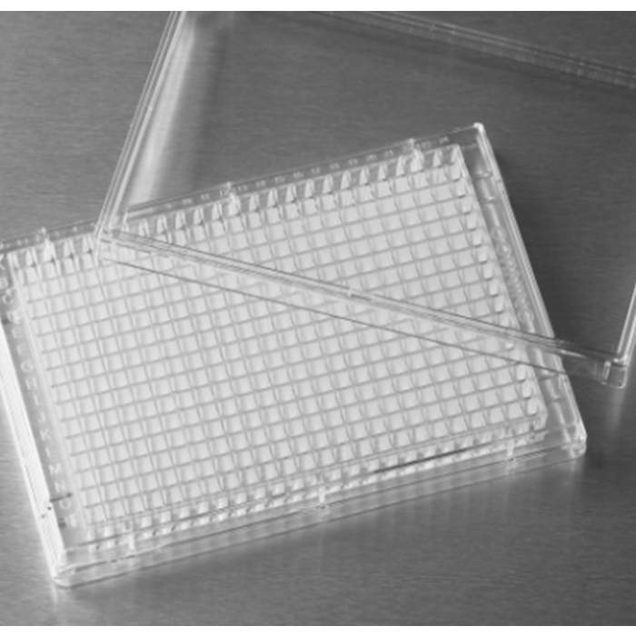 Corning 384孔透明平底聚苯乙烯微孔板，纤连蛋白包被，低边，带盖，100个/箱 - Corning/康宁