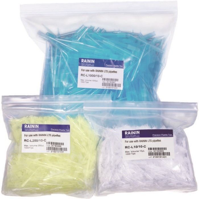 移液器吸头 RC LTS 20&micro;L 10000C/10 CN，袋装 - Rainin/瑞宁