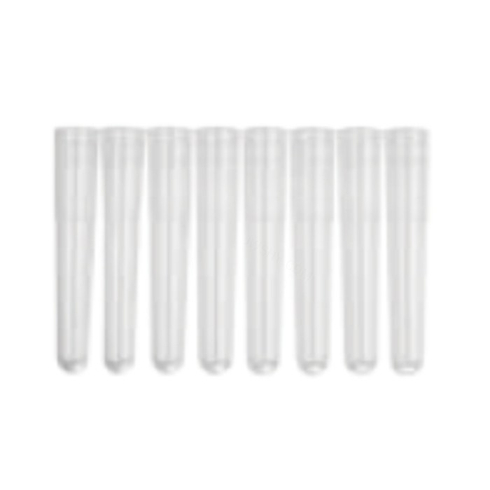 Axygen 96孔 1.1 mL样品收集管, 8联排, 带支架, 灭菌，12条/盒, 10 盒/包, 5 包/箱