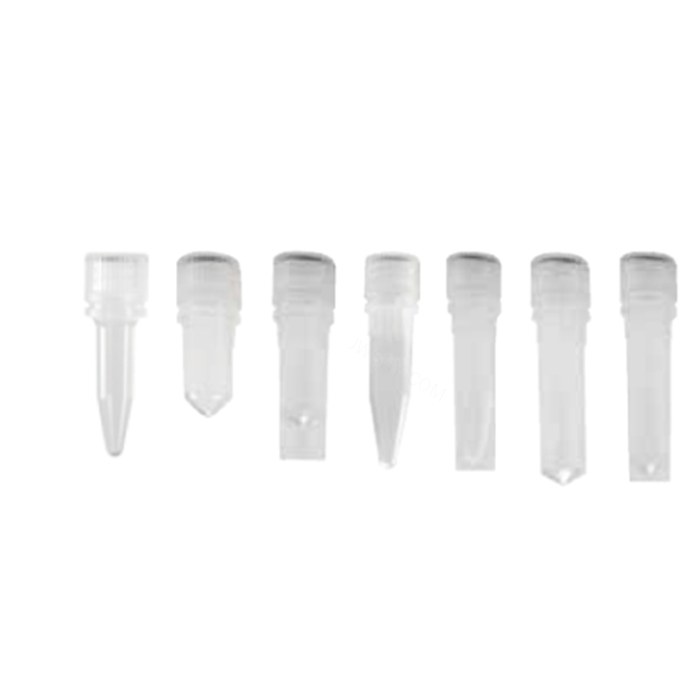 Axygen 0.5 mL加长锥形螺旋盖微量离心管和管盖，带O型圈，聚丙烯，透明盖，无菌 - Axygen/爱思进