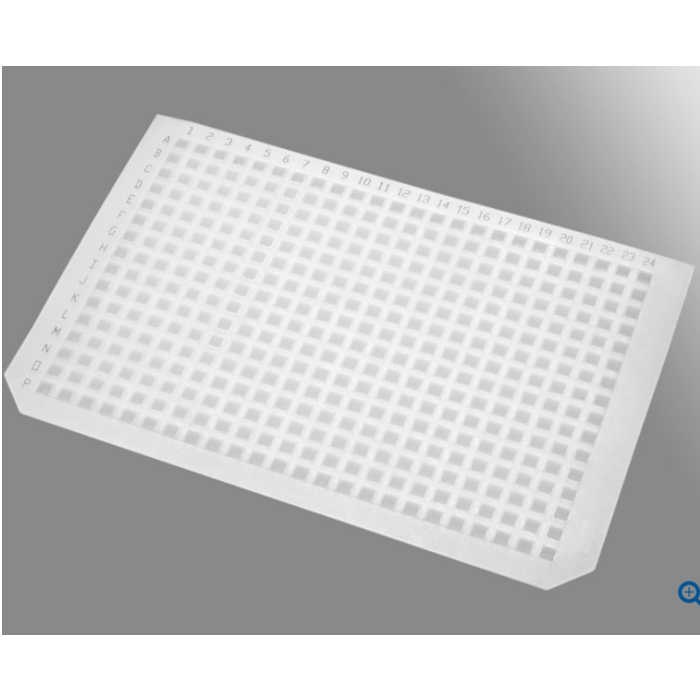 Axygen Impermamat，深孔板专用耐化学腐蚀性384孔方孔硅胶密封盖，非灭菌