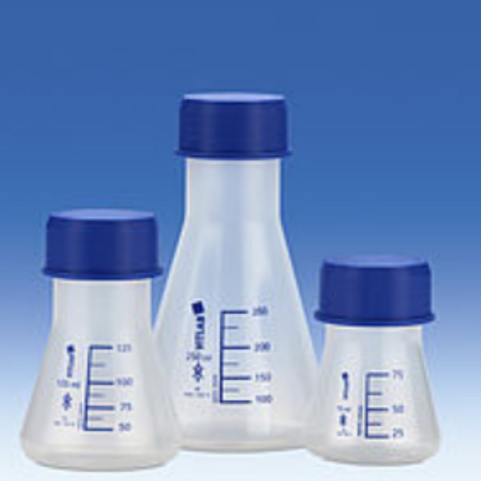 PP广口锥形瓶 GL45 PP旋盖 75ml - Vitlab