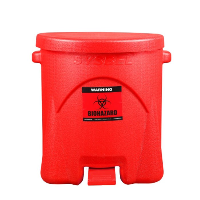 生化垃圾桶 PE材质 红色 14GAL/53L