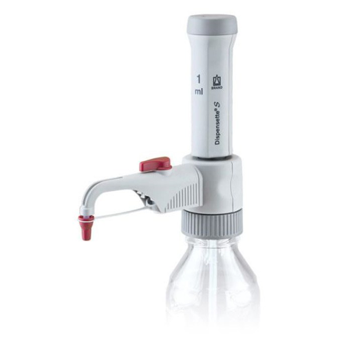 瓶口分液器 Dispensette S 固定量程 DE-M 标志 1 ml 带回流阀 - Brand/普兰德