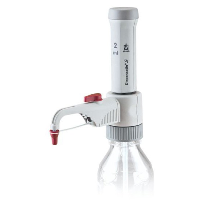 瓶口分液器 Dispensette S 固定量程 DE-M 标志 2 ml 带回流阀 - Brand/普兰德