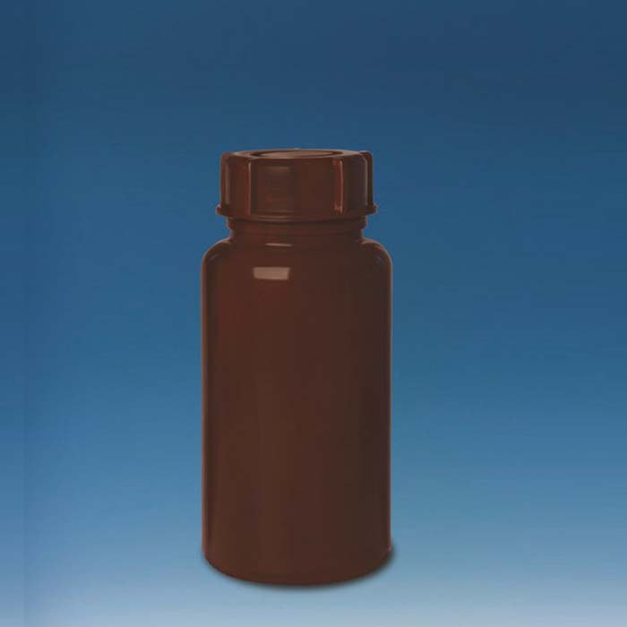广口瓶 PE-LD材质 500ml GL50 棕色不透明 旋盖