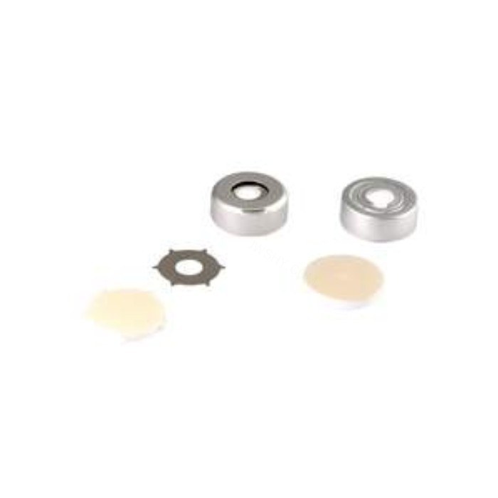 PTFE/硅胶隔垫 ( 白色，带铝制压盖 )